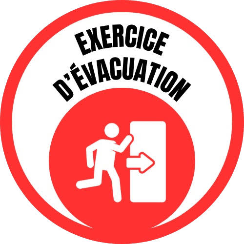 Exercice d'évacuation incendie
