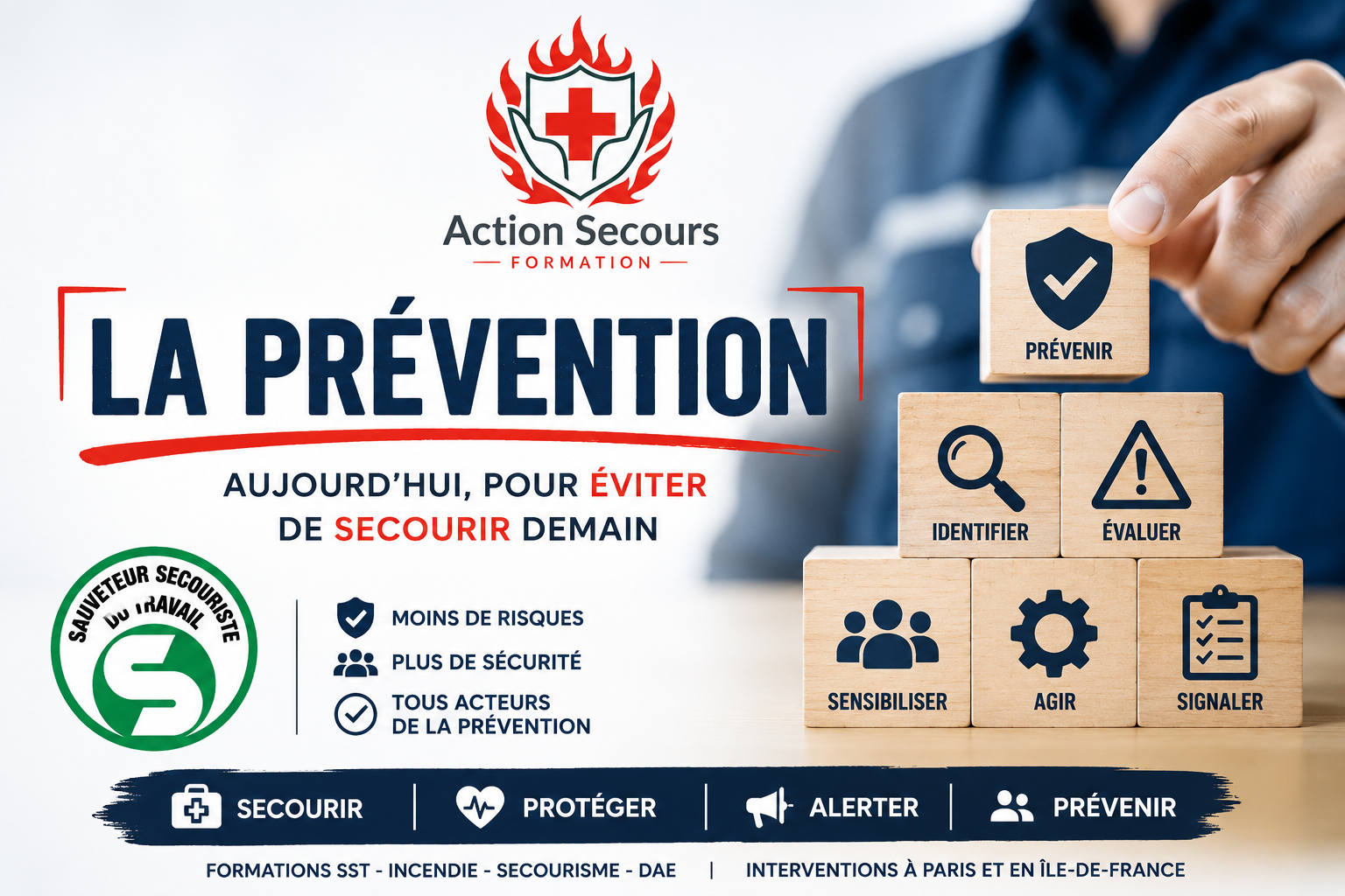 Le Sauveteur Secouriste du Travail : un véritable acteur de la prévention en entreprise